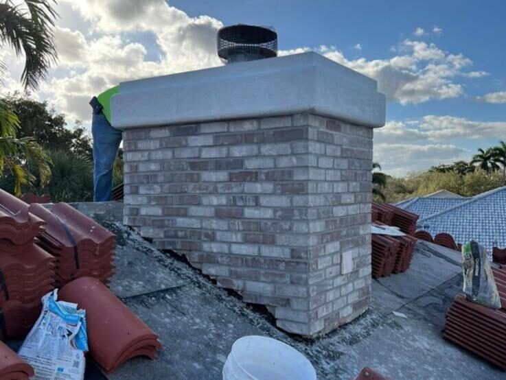 Chimney crown and top work in San Antonio