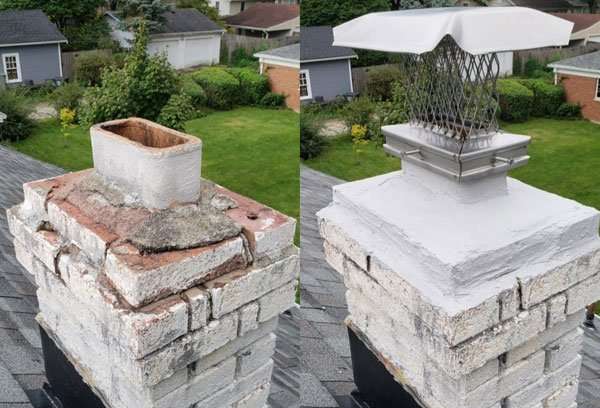 Chimney sealed and repaired after animal removal, San Antonio