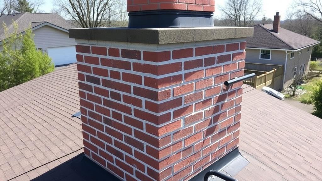 Restored chimney brickwork, San Antonio